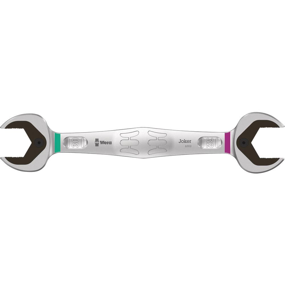 Image of Wera 05020264001 6002 Joker Double Double-ended open ring spanner 30 - 32 mm DIN ISO 1711-1