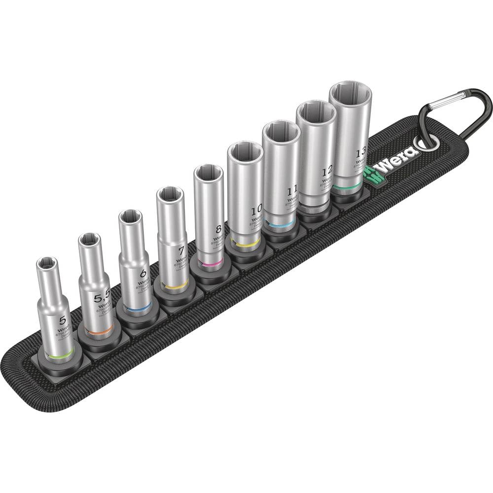 Image of Wera Belt A Deep 1 Bit set 1/4 9-piece 05004525001