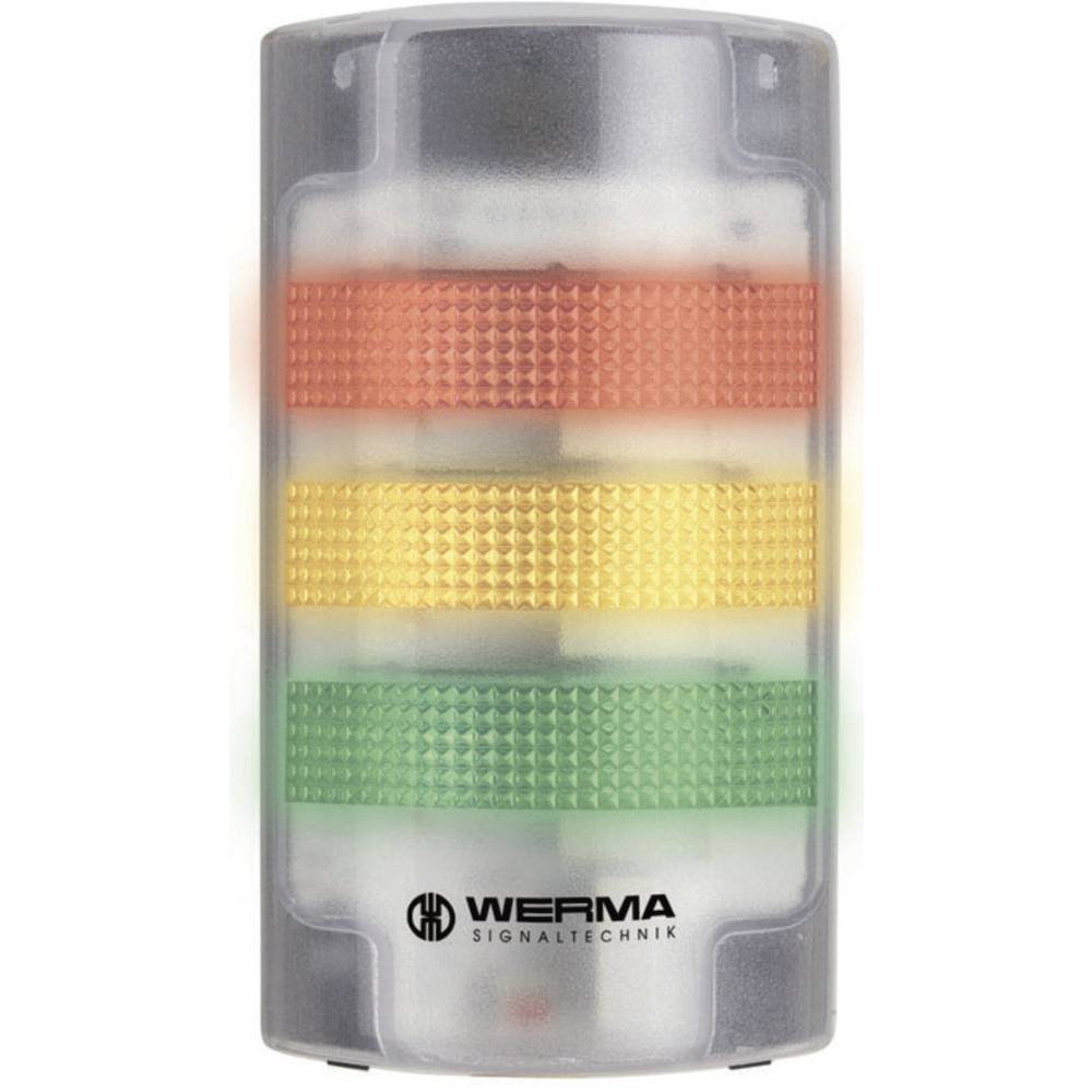Image of Werma Signaltechnik Combo sounder LED Werma White Non-stop light signal Flasher 230 V AC 85 dB