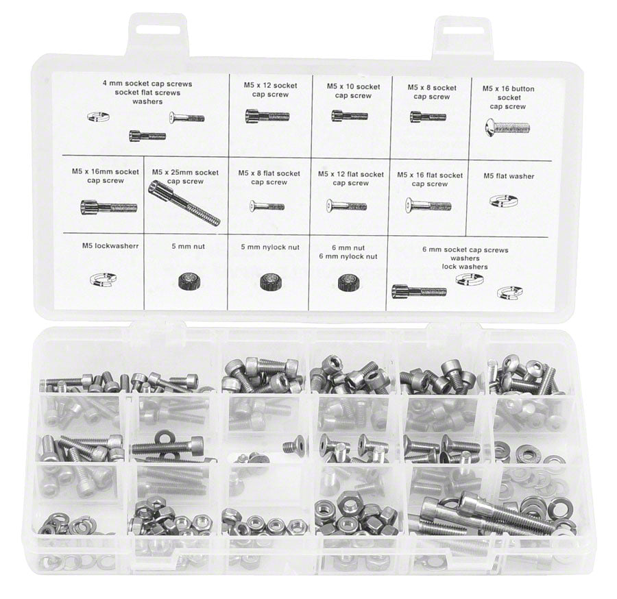 Image of Wheels Manufacturing 456mm Fastener Kit - 218 Pieces of Stainless Steel Bolts Nuts Washers