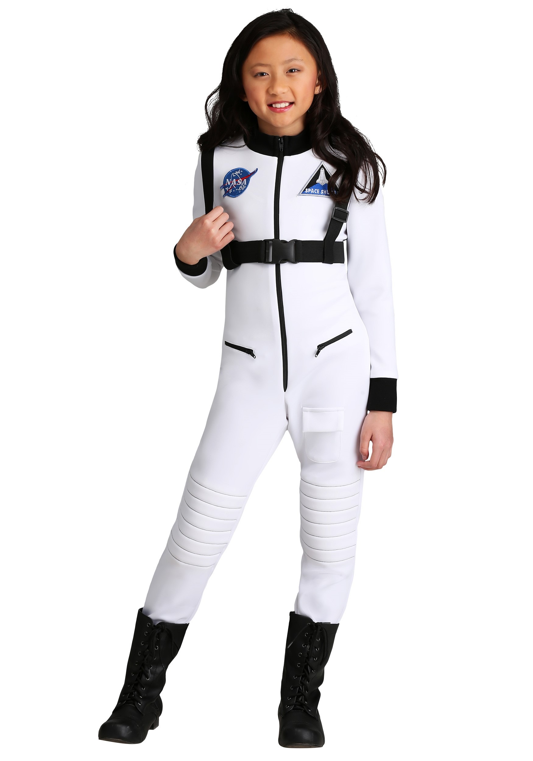 Image of White Astronaut Costume for Girls ID FUN6168CH-L