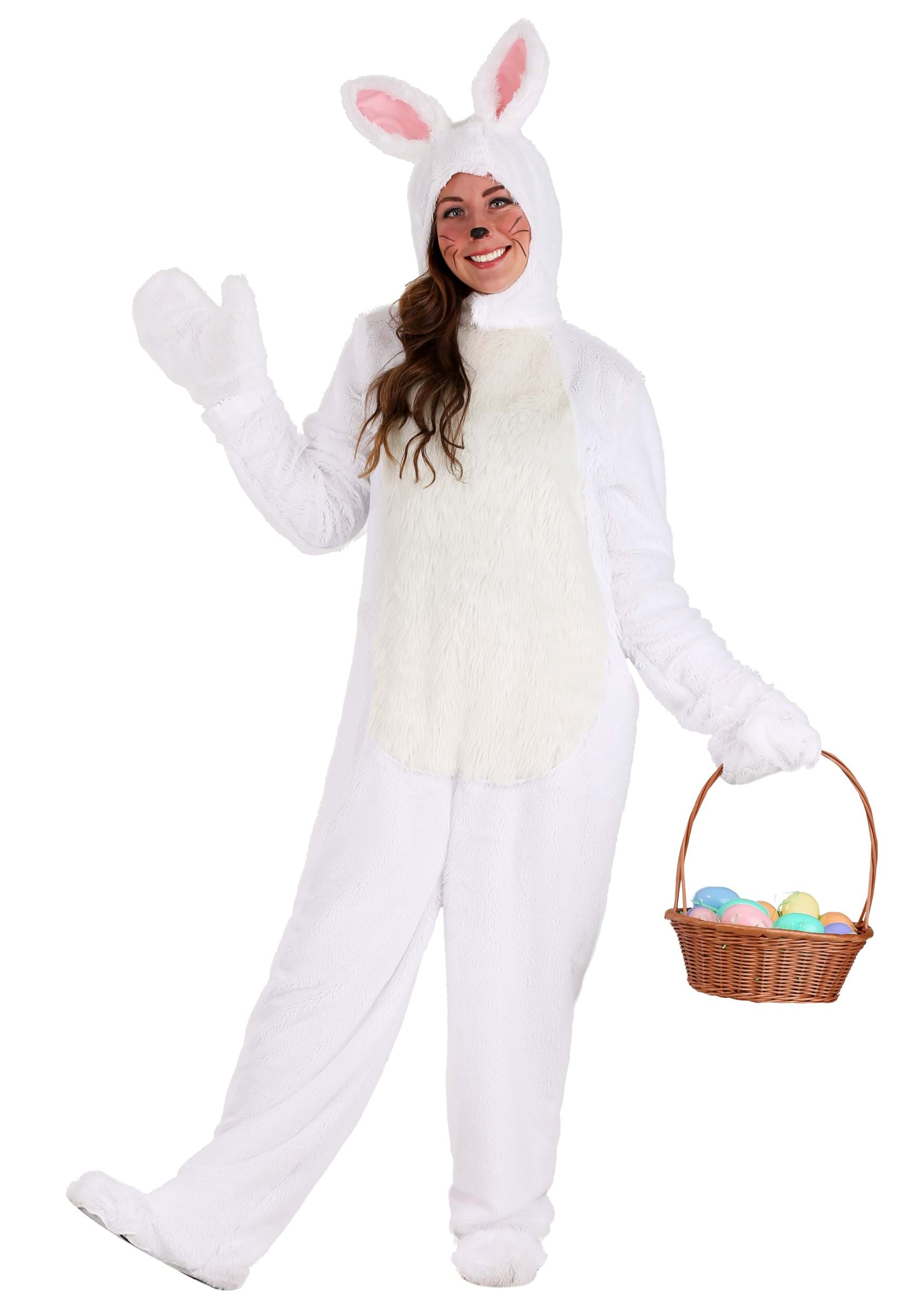 Image of White Bunny Adult Costume ID FUN1603AD-XS