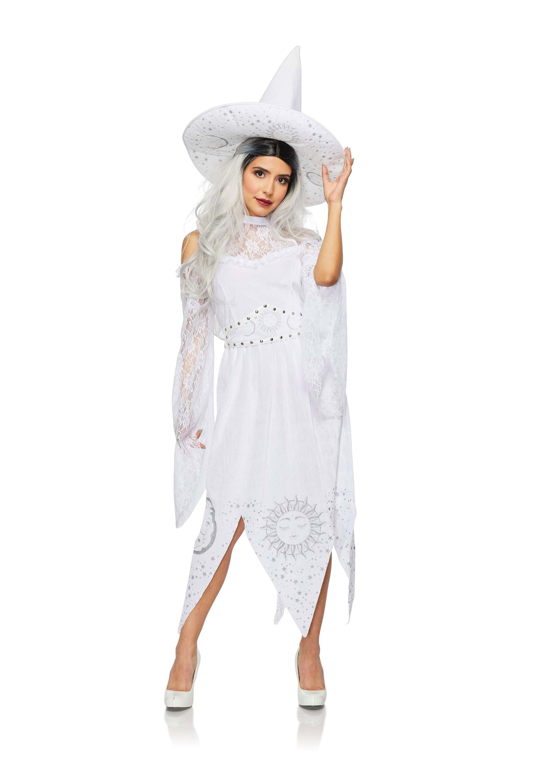 Image of White Mystic Witch Costume for Women ID SG90257W-XL