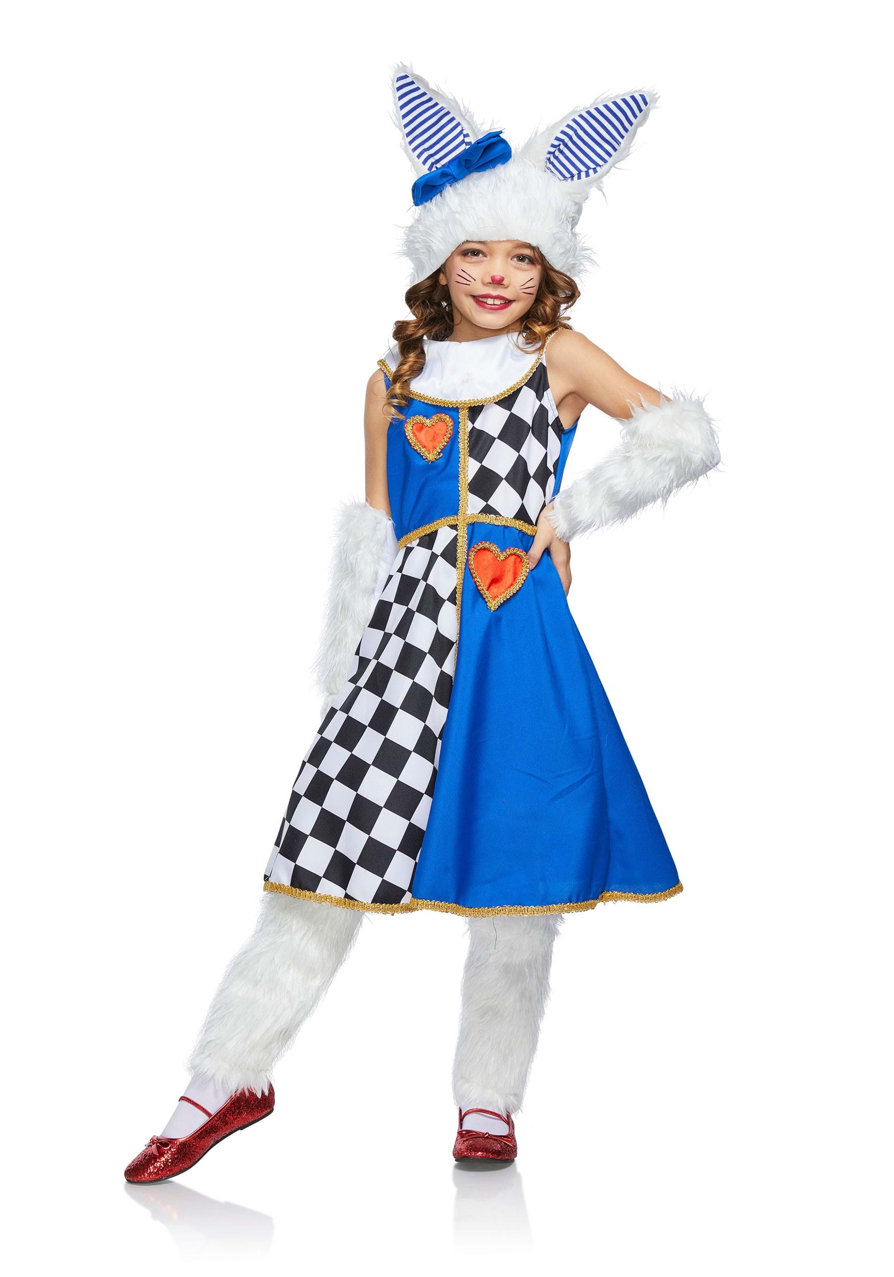Image of White Rabbit Costume for Girl's ID SG40210-S