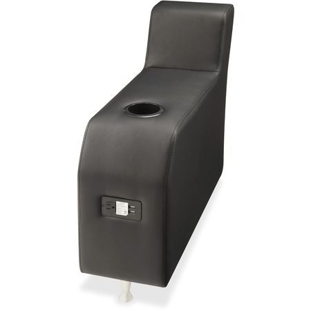 Image of Wholesale Chairs & Seating Accessories: Discounts on Lorell Fuze Modular Series Black Leather Guest Seating LLR86923 ID 361673818786229