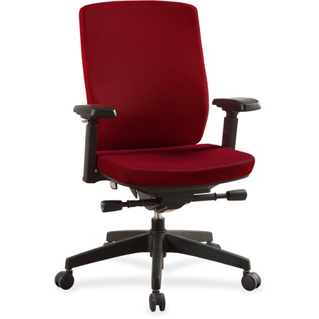 Image of Wholesale Chairs & Seating: Discounts on Lorell Mid-Back Chairs with Adjustable Arms LLR42181 ID 361672652068295