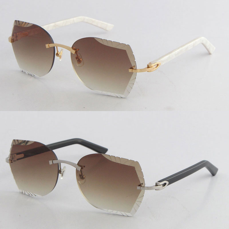 Image of Wholesale Selling Outdoors driving Sunglasses Plank C Decoration 18K Gold frame Luxury Glasses High quality Eyewear male and female Mixed ho