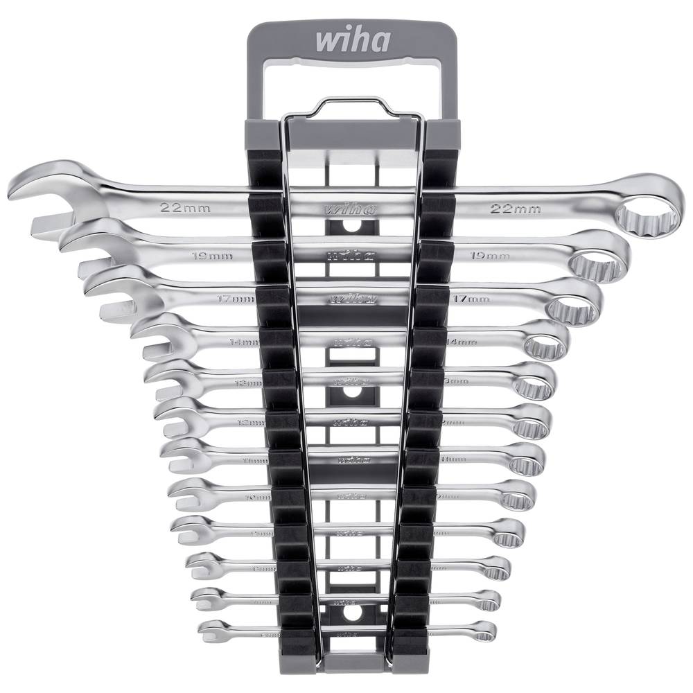 Image of Wiha 45321 Crowfoot wrench set 13-piece 6 - 22 mm
