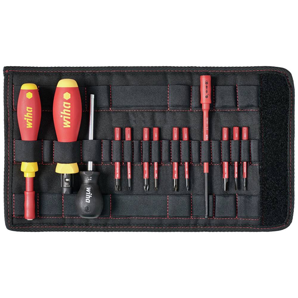 Image of Wiha VDE Torque screwdriver set 13-piece 08 - 5 Nm DIN EN 60900