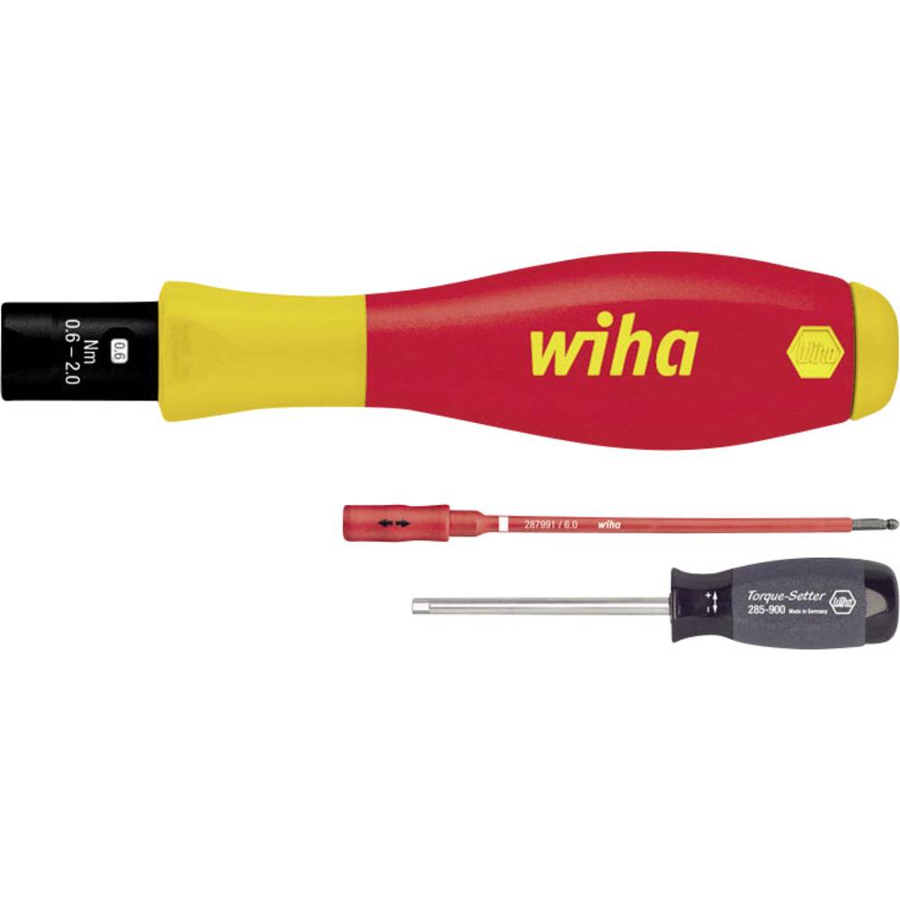 Image of Wiha einstellbar VDE Torque screwdriver 08 - 5 Nm DIN EN 60900 DIN EN ISO 6789 DIN EN 26789