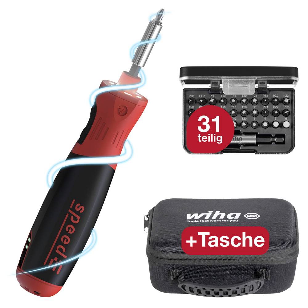 Image of Wiha speedEÂ® PocketDrive 45791 Cordless screwdriver 37 V Li-ion incl rechargeables