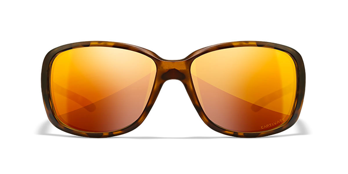 Image of Wiley X Affinity CAPTIVATE™ Polarized ACAFN04 61 Sköldpaddemönstradeshell Solglasögon Män SEK