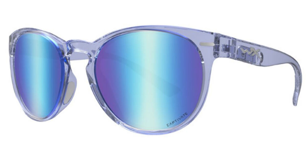 Image of Wiley X Covert CAPTIVATE™ Polarized AC6CVT09 56 Niebieskie Męskie Okulary Przeciwsłoneczne PL