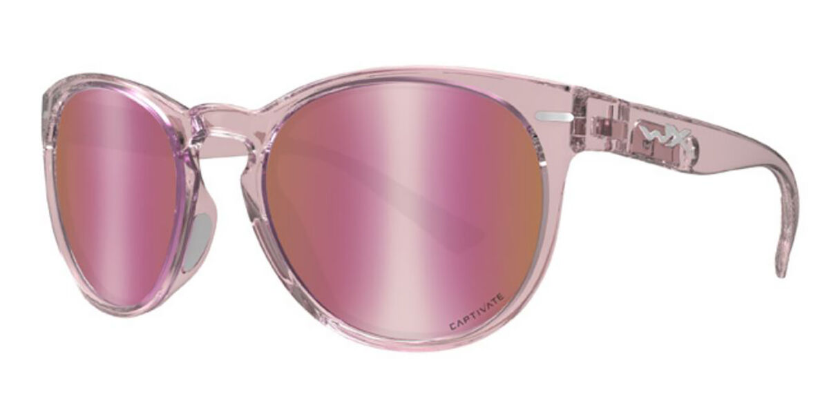 Image of Wiley X Covert CAPTIVATE™ Polarized AC6CVT10 56 Różowe Męskie Okulary Przeciwsłoneczne PL