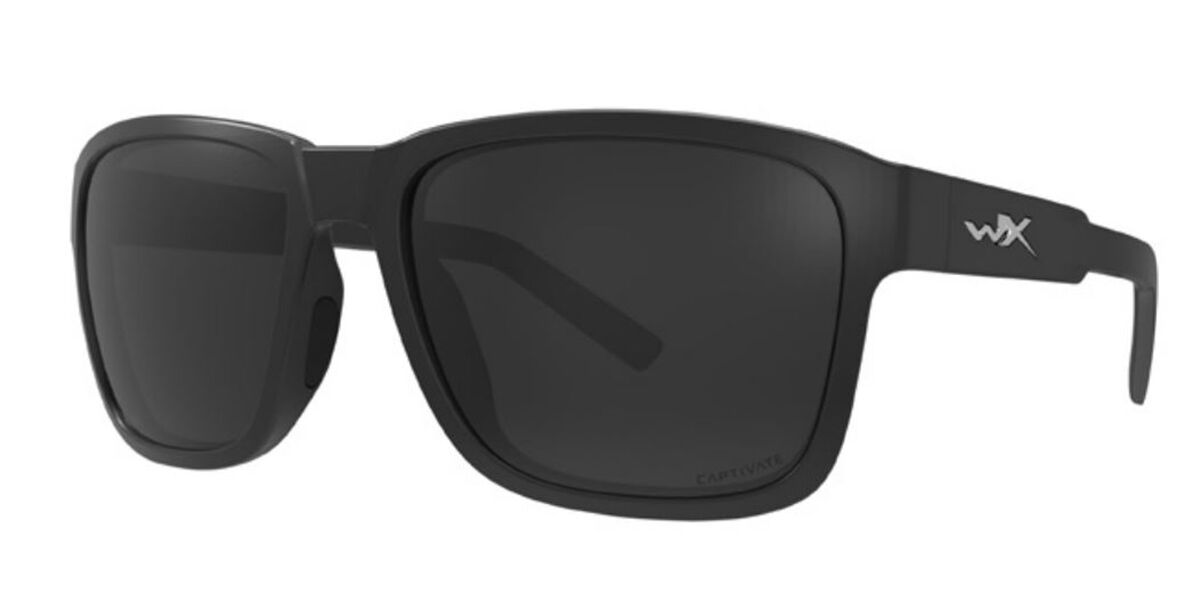 Image of Wiley X Trek CAPTIVATE™ Polarized AC6TRK08 57 Czarne Męskie Okulary Przeciwsłoneczne PL