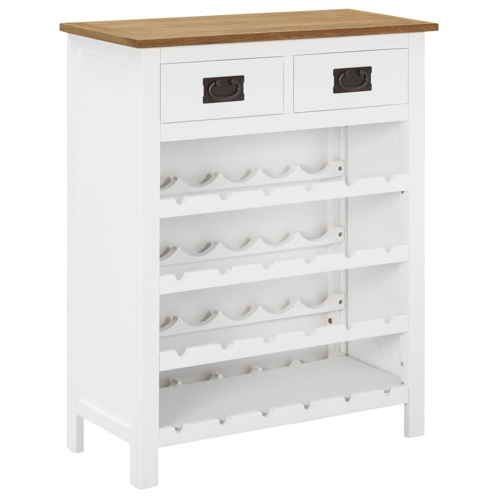 Image of Wine Cabinet 283"x126"x354" Solid Oak Wood