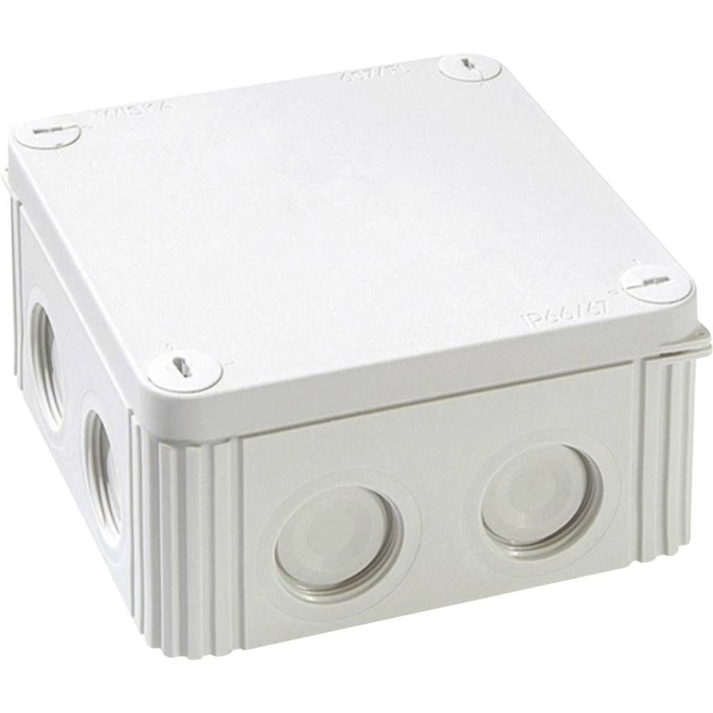 Image of Wiska 10060567 Junction box (L x W x H) 110 x 110 x 66 mm Grey IP66/IP67 3 pc(s)