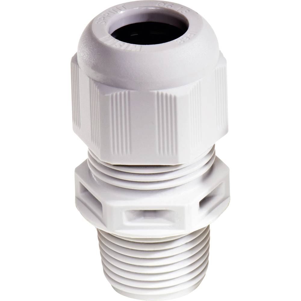 Image of Wiska 10061435 Cable gland shockproof with strain relief with seal 2 NPT Polyamide Grey (RAL 7035) 3 pc(s)