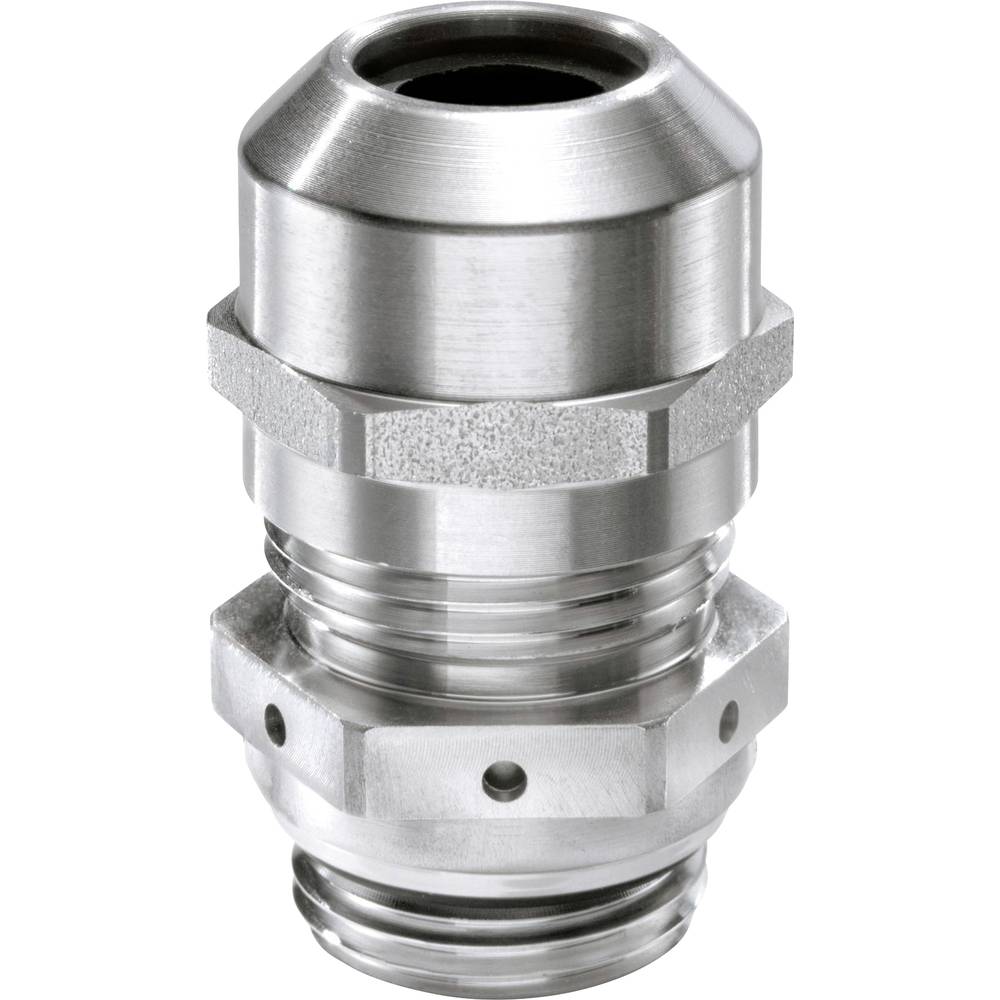 Image of Wiska 10069407 Cable gland shockproof with strain relief with seal M32 Steel (stainless) Ecru 1 pc(s)