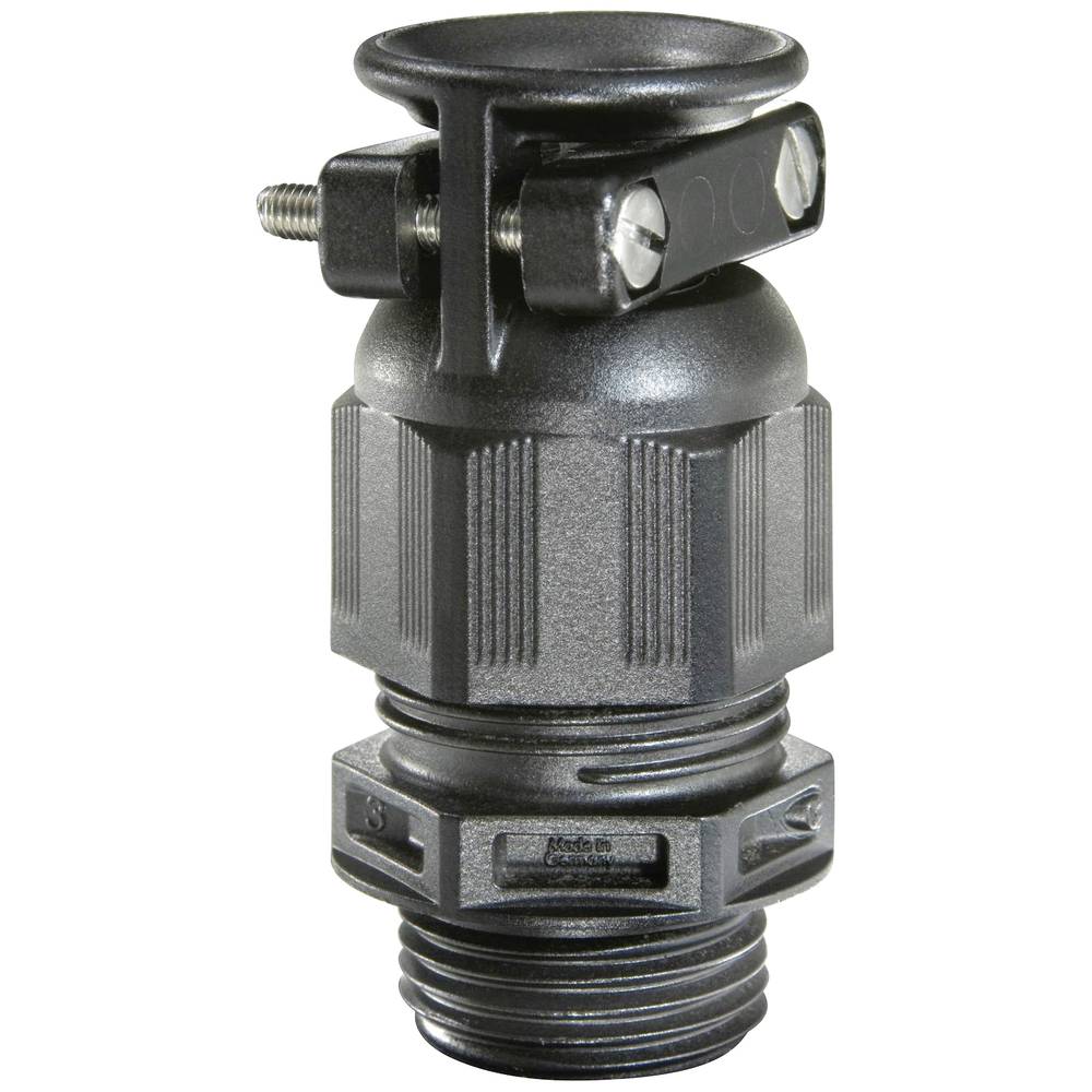 Image of Wiska 10100455 Cable gland shockproof with strain relief with seal M20 Polyamide Black (RAL 9005) 50 pc(s)