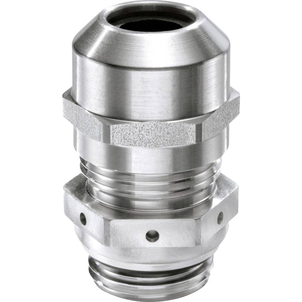 Image of Wiska 10105908 Cable gland shockproof with strain relief with seal M16 Steel (stainless) Ecru 1 pc(s)