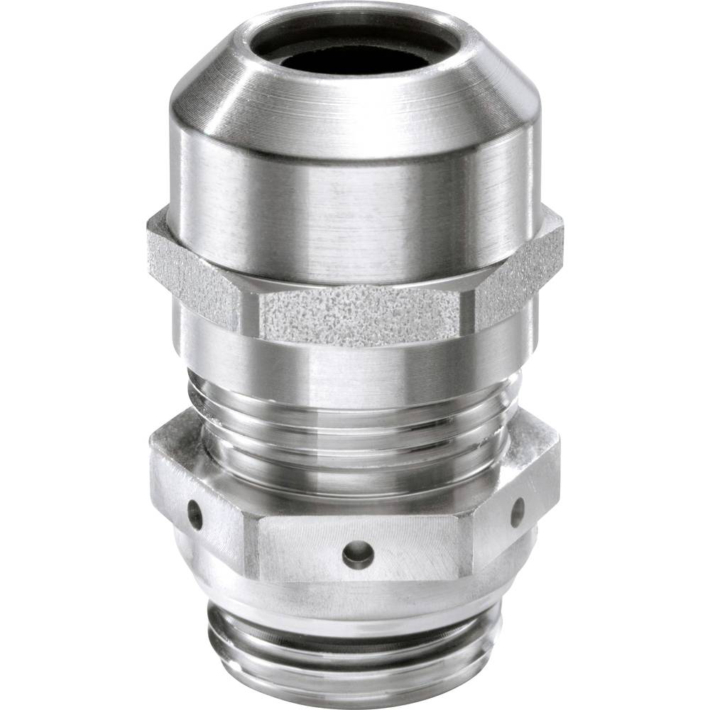 Image of Wiska 10105925 Cable gland shockproof with strain relief with seal M50 Steel (stainless) Ecru 1 pc(s)