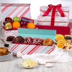 Image of With Love Premium Fruit and Baked Goods Gift Tower