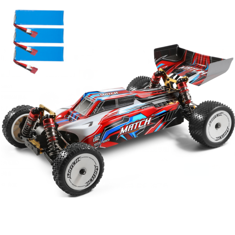 Image of Wltoys 104001 Several 2200mAh Battery RTR 1/10 24G 4WD 45km/h Metal Chassis RC Car Vehicles Models Kids Toys