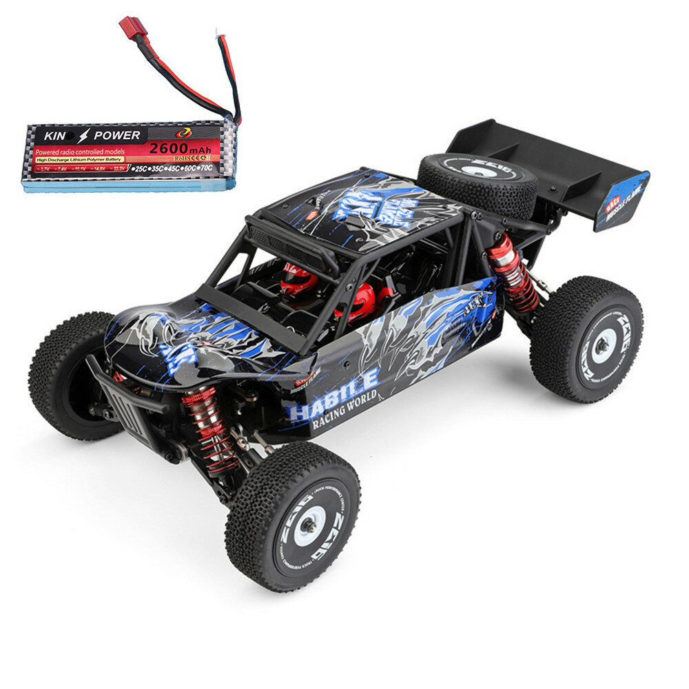 Image of Wltoys 124018 RTR Upgraded 74V 2600mAh 24G 4WD 55km/h Metal Chassis RC Car Vehicles Models Toys