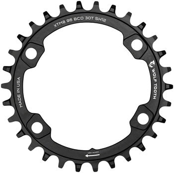 Image of Wolf Tooth 96 Asymmetrical BCD Chainrings for Shimano XT 8000/SLX 7000 and Hyperglide+