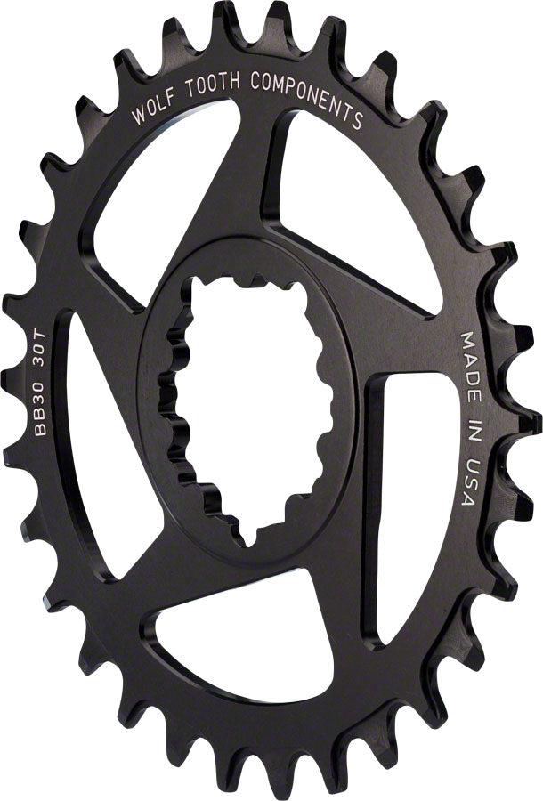 Image of Wolf Tooth Direct Mount Chainring - SRAM Direct Mount Drop-Stop For BB30 Short Spindle Cranksets