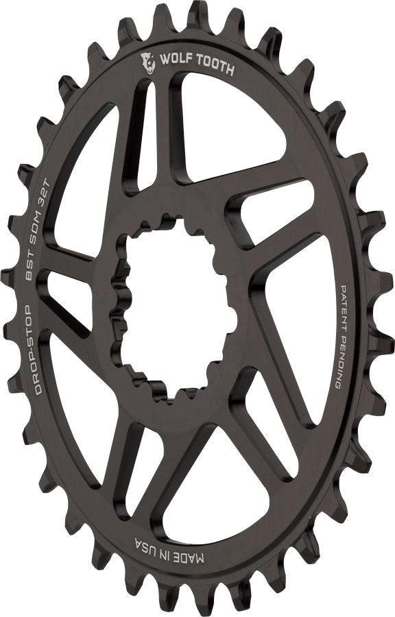 Image of Wolf Tooth Direct Mount Chainring - SRAM Direct Mount Drop-Stop For SRAM 3-Bolt Boost Cranks