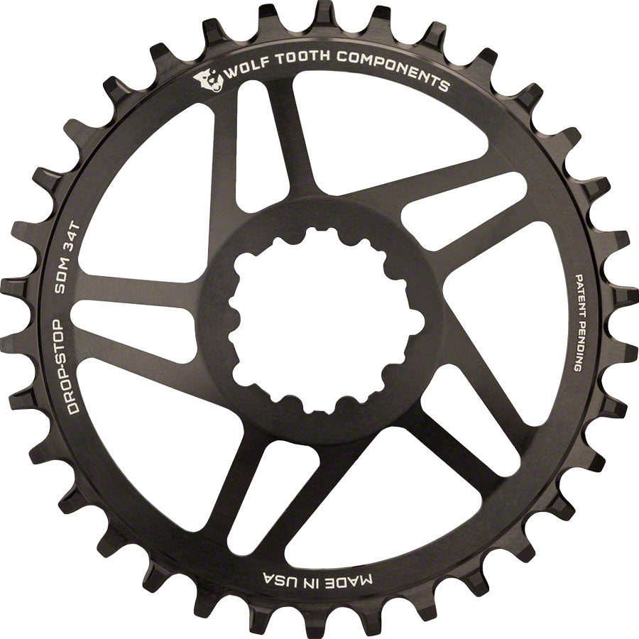 Image of Wolf Tooth Direct Mount Chainring - SRAM Direct Mount Drop-Stop For SRAM 3-Bolt Cranksets