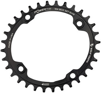Image of Wolf Tooth Elliptical Elliptical 104 BCD Hyperglide+ Chainrings