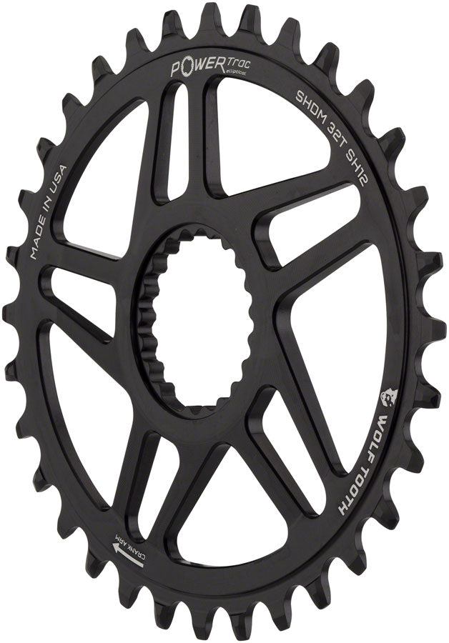 Image of Wolf Tooth Elliptical Shimano Hyperglide+ Direct Mount Chainrings