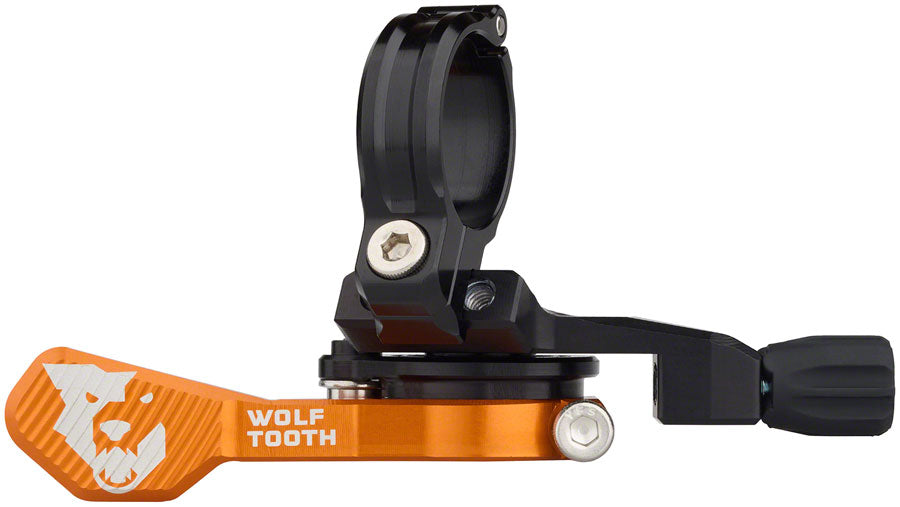 Image of Wolf Tooth ReMote Pro Dropper Post Lever - 222mm Clamp Orange