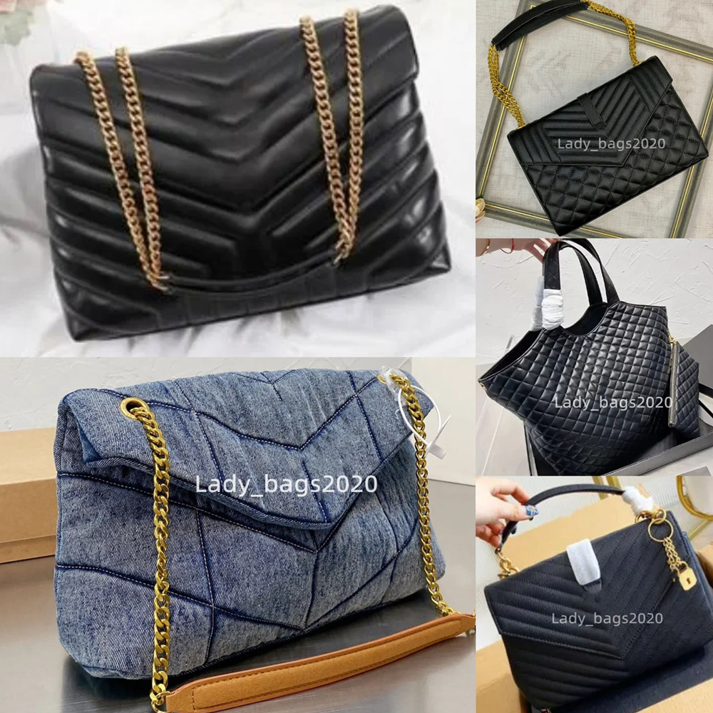 Image of Women Bag Loulou Handbag Jumbo 31CM X Large Shape Flap Chain Shoulder Bags Icare Maxi Bags Luxury Designer Lady Clutch Messenger Crossbody P