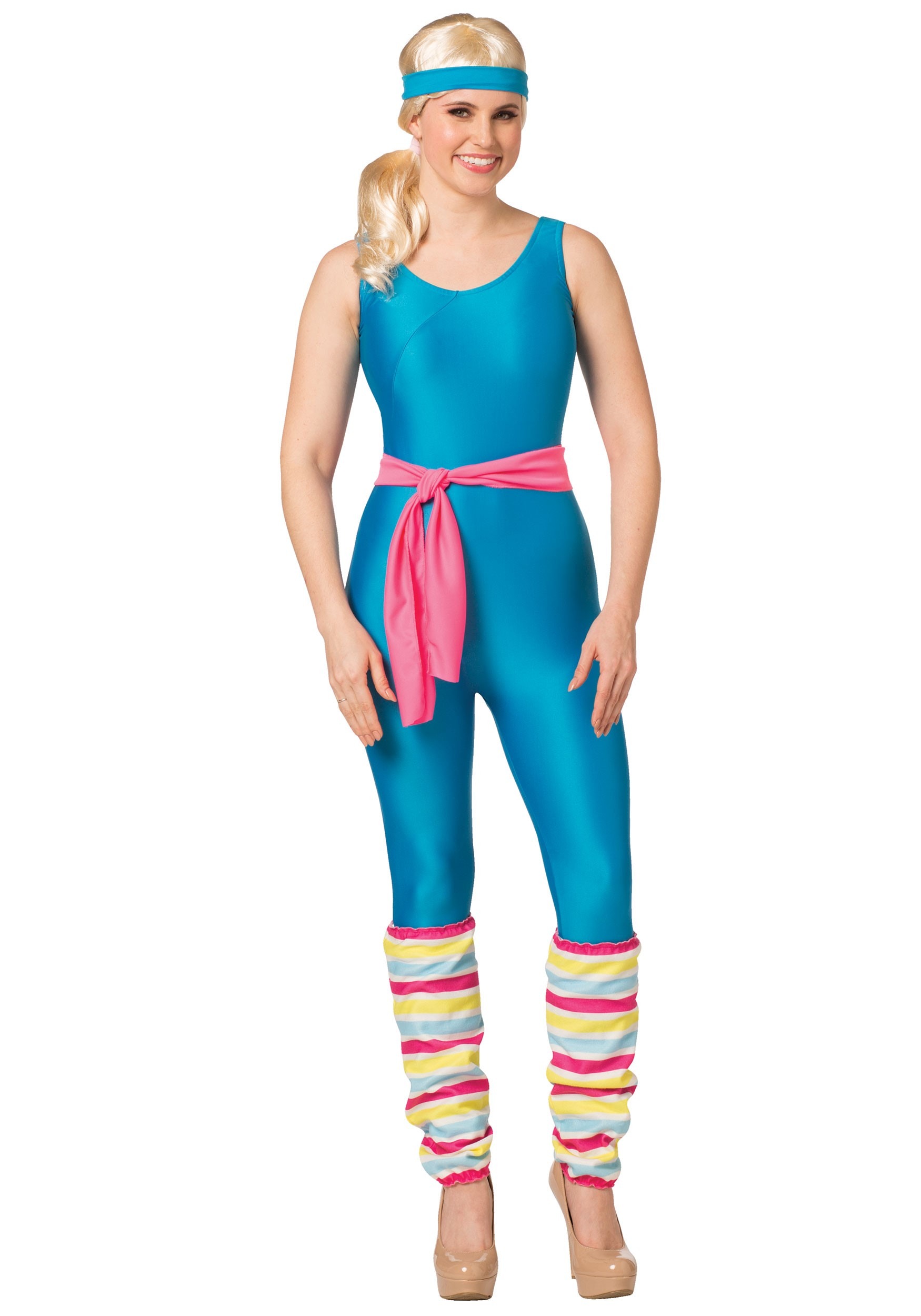 Image of Women's Barbie Exercise Barbie Costume ID MO4348-ST