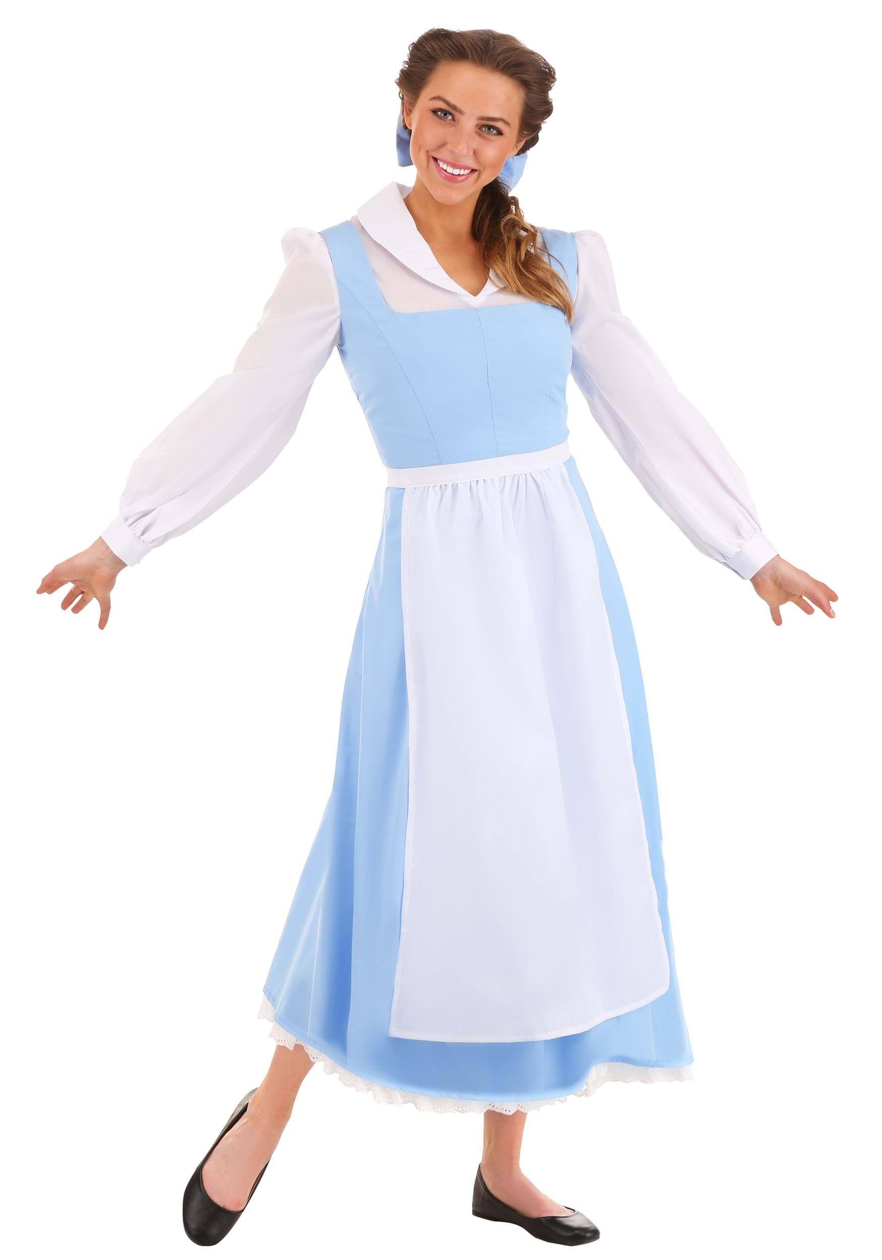 Image of Womens Beauty and the Beast Belle Blue Dress Costume ID FUN2302AD-L