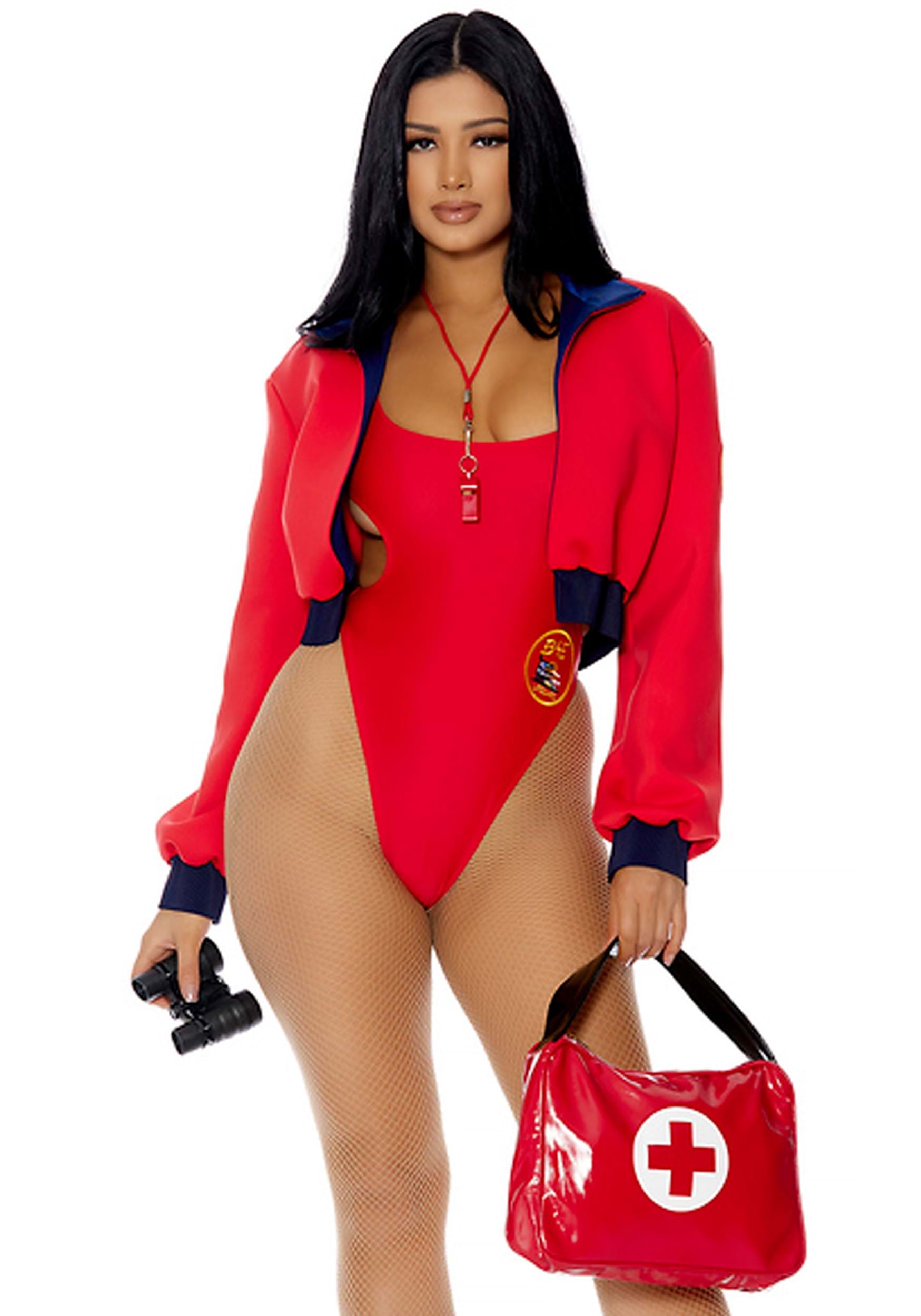 Image of Women's Lifeguard Watch Out Bae Costume ID FP552924-L/XL
