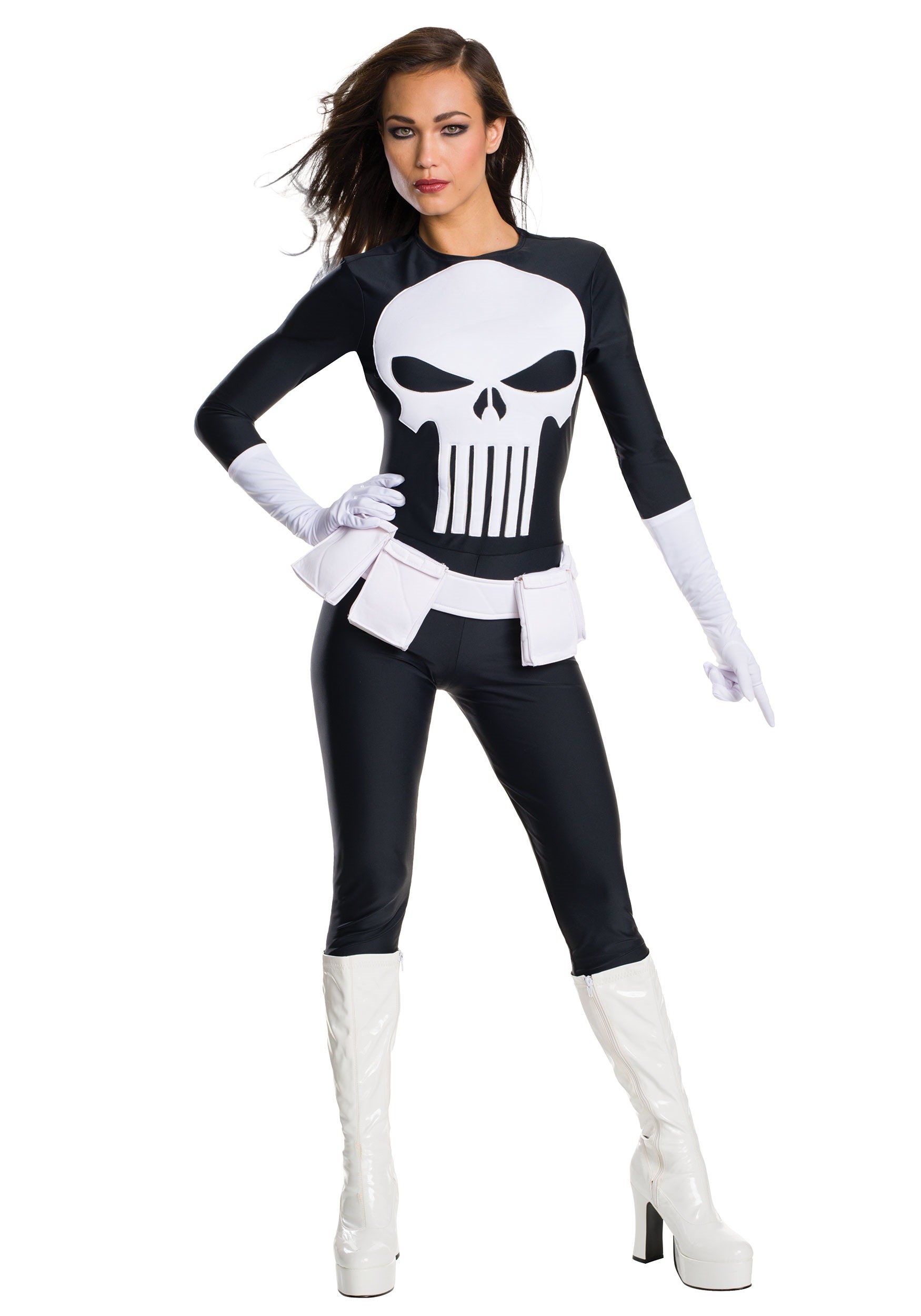 Image of Women's Marvel Punisher Costume ID RU810872-S