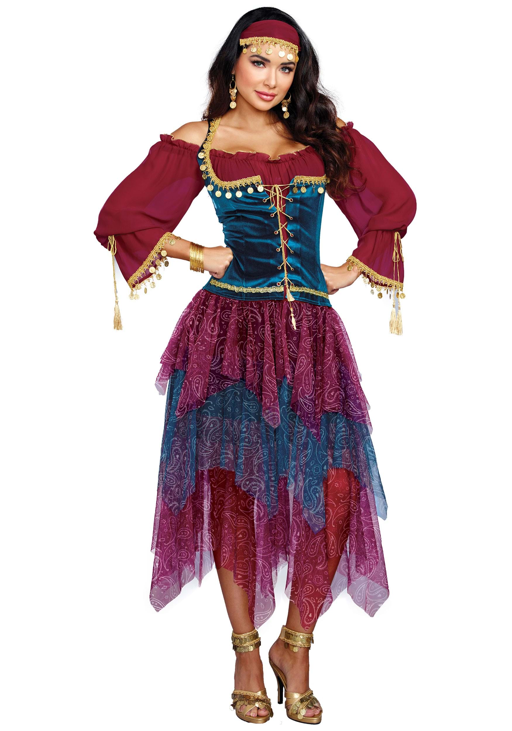 Image of Women's Mystical Fortune Teller Costume ID DR10669-S