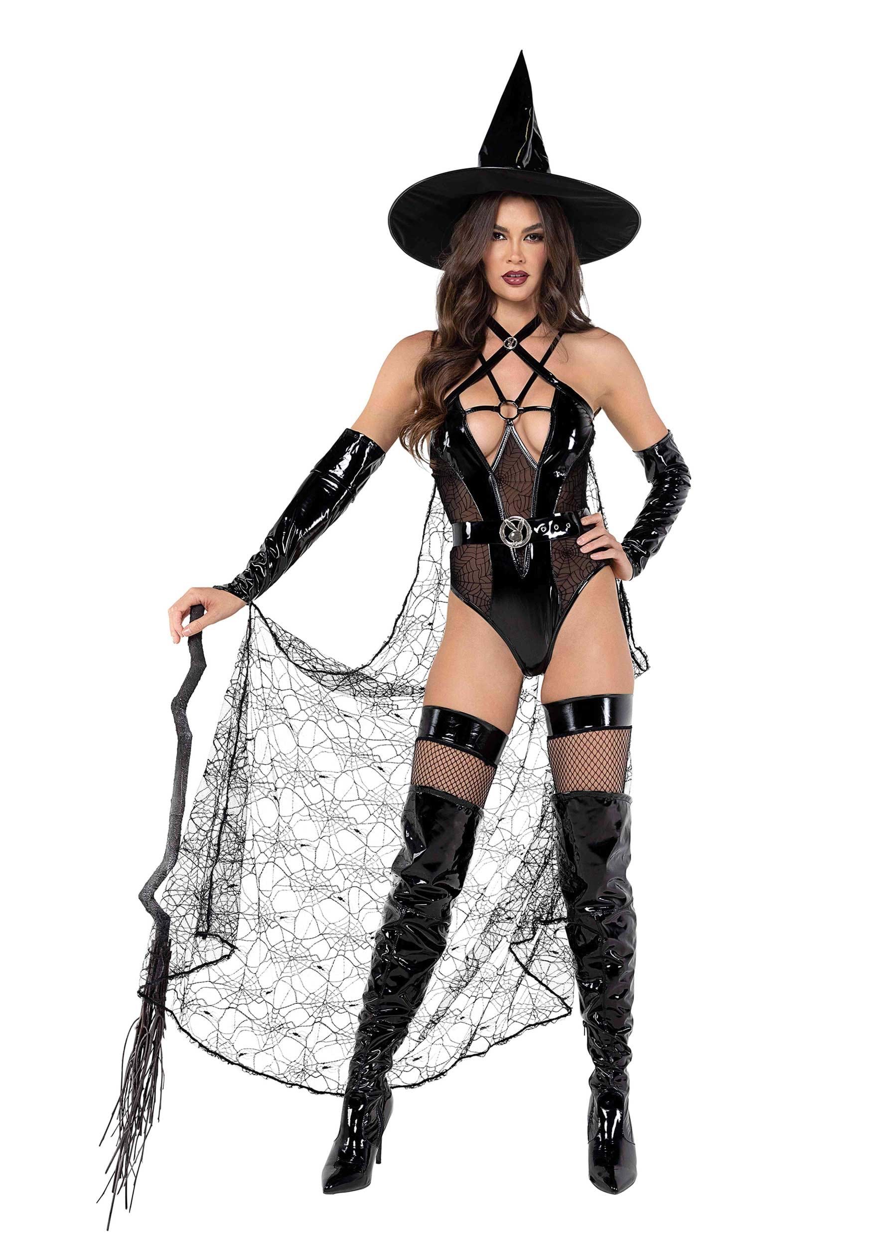 Image of Women's Playboy Bunny Wicked Witch Costume ID ROPB113-L