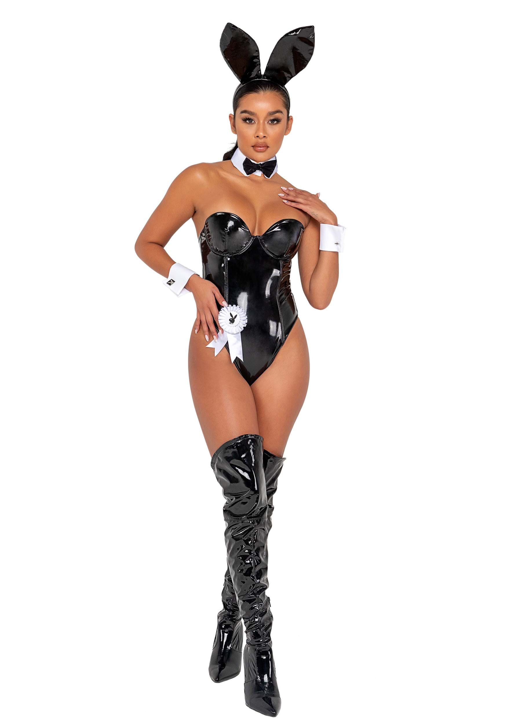 Image of Women's Playboy Seductress Bunny Costume ID ROPB132-XS