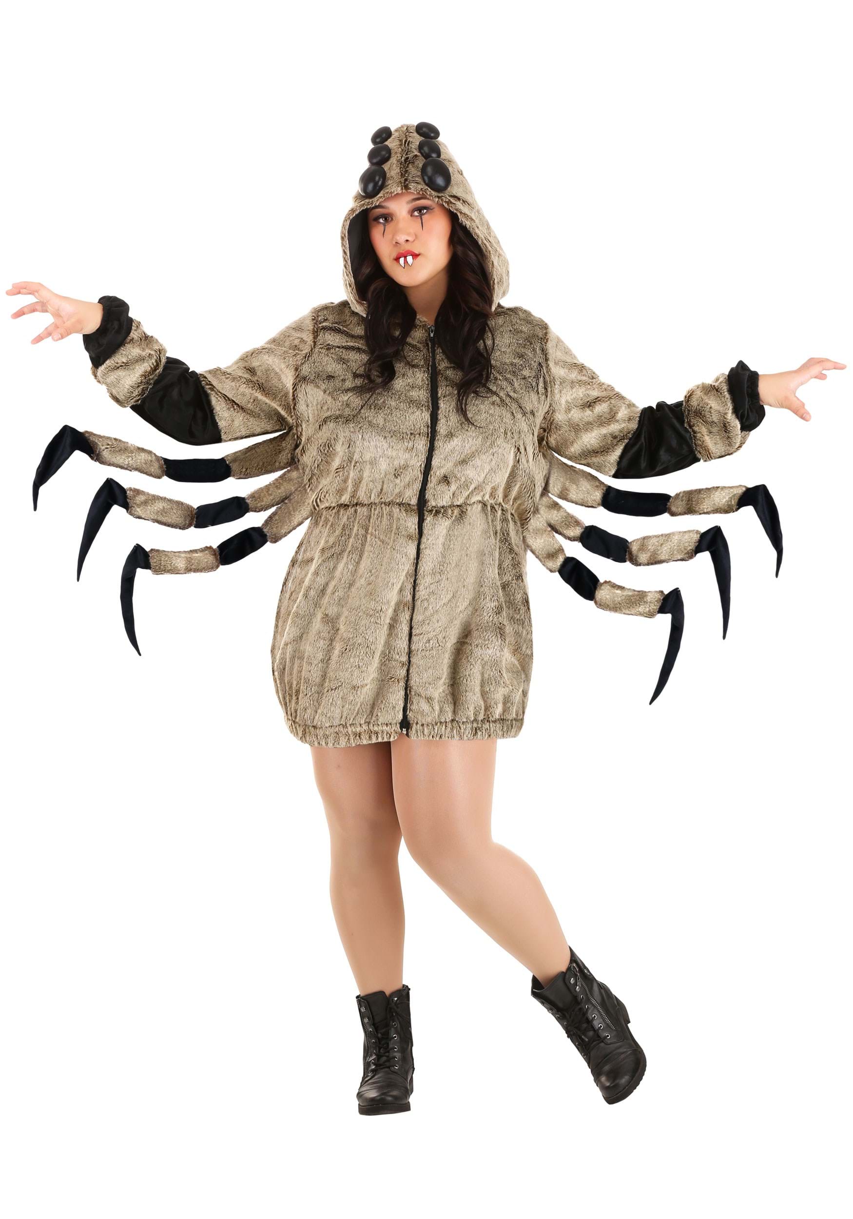 Image of Women's Plus Size Cozy Tarantula Costume ID FUN2631PL-2X