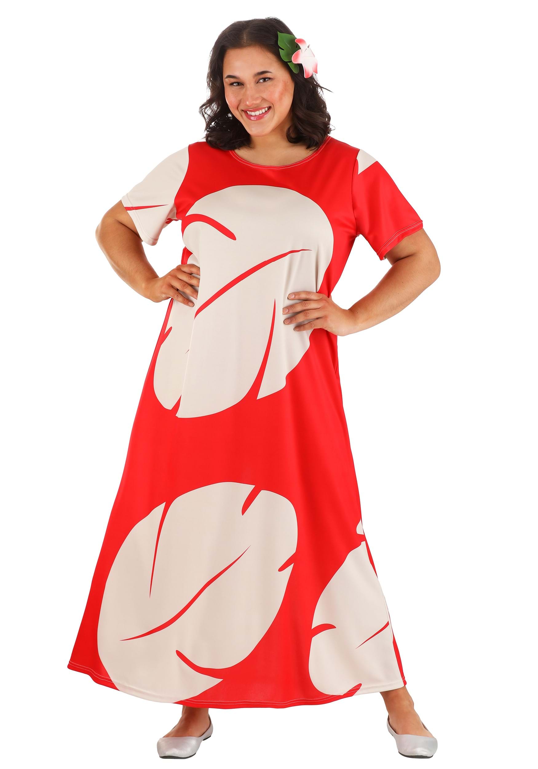 Image of Women's Plus Size Deluxe Disney Lilo Costume ID FUN4777PL-1X