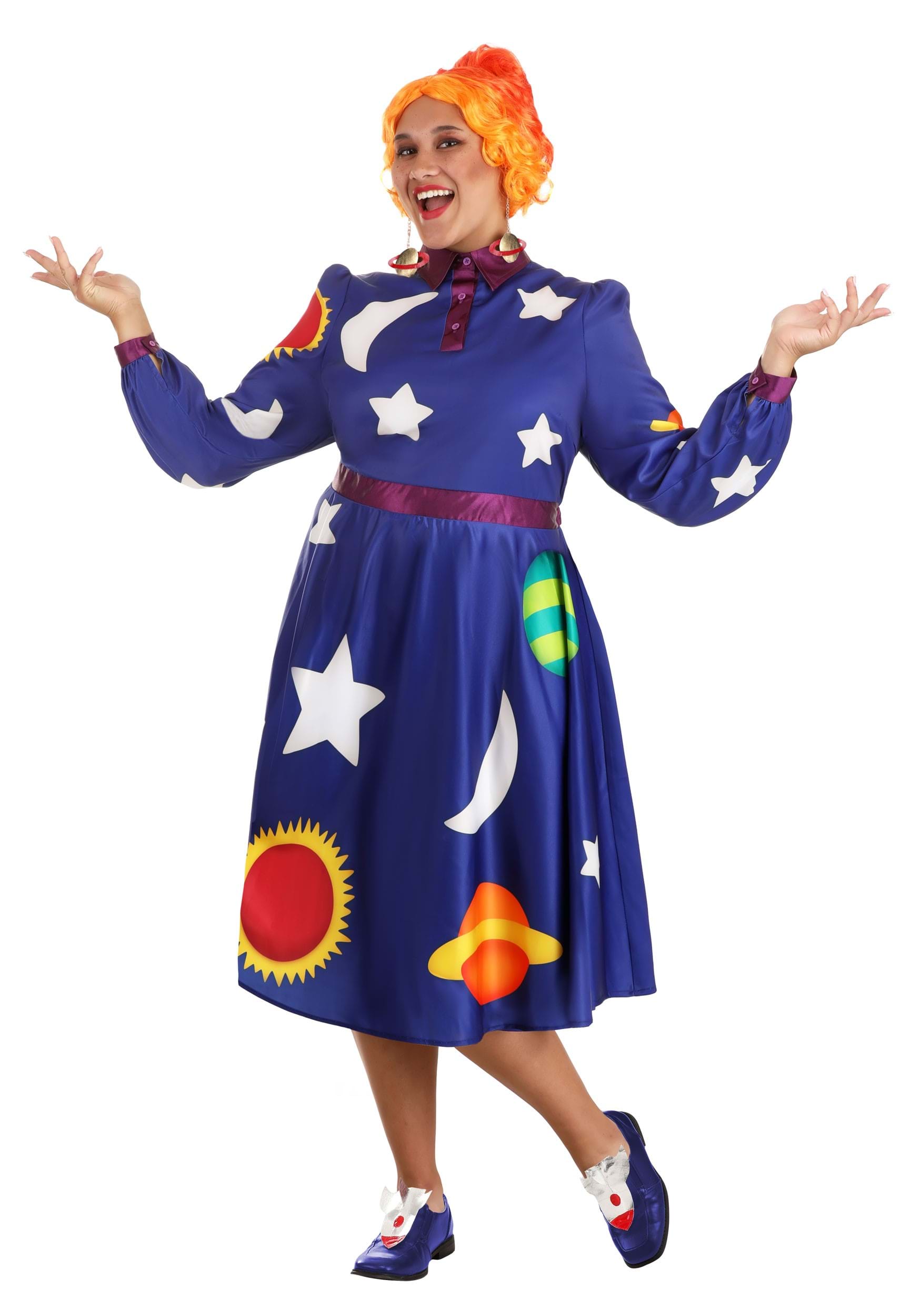 Image of Women's Plus Size Deluxe Ms Frizzle Costume ID FUN1536PL-1X