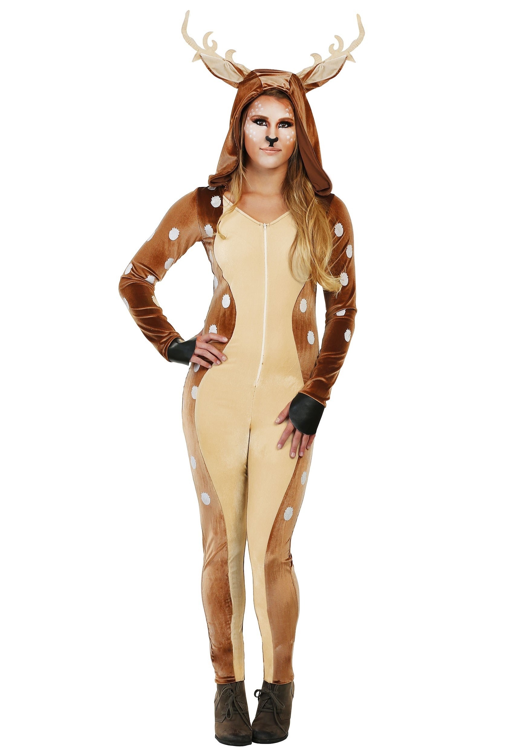 Image of Women's Plus Size Fawn Costume ID FUN2897PL-1X