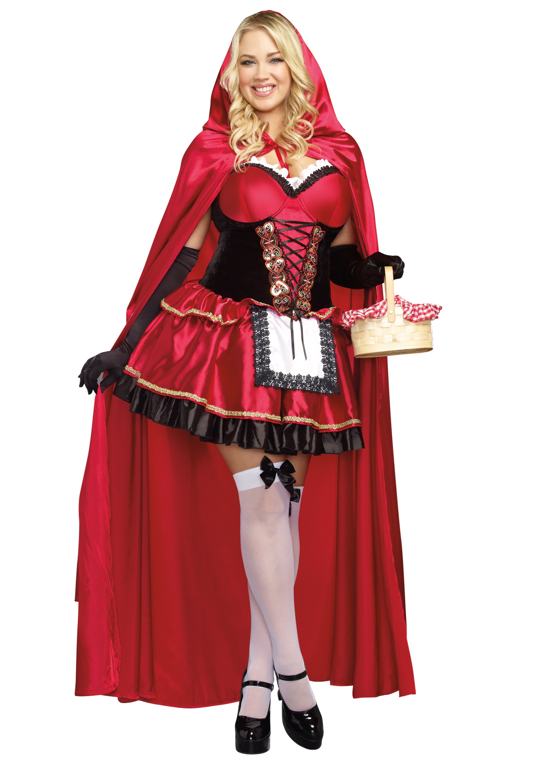Image of Women's Plus Size Little Red Costume ID DR9477X-6X