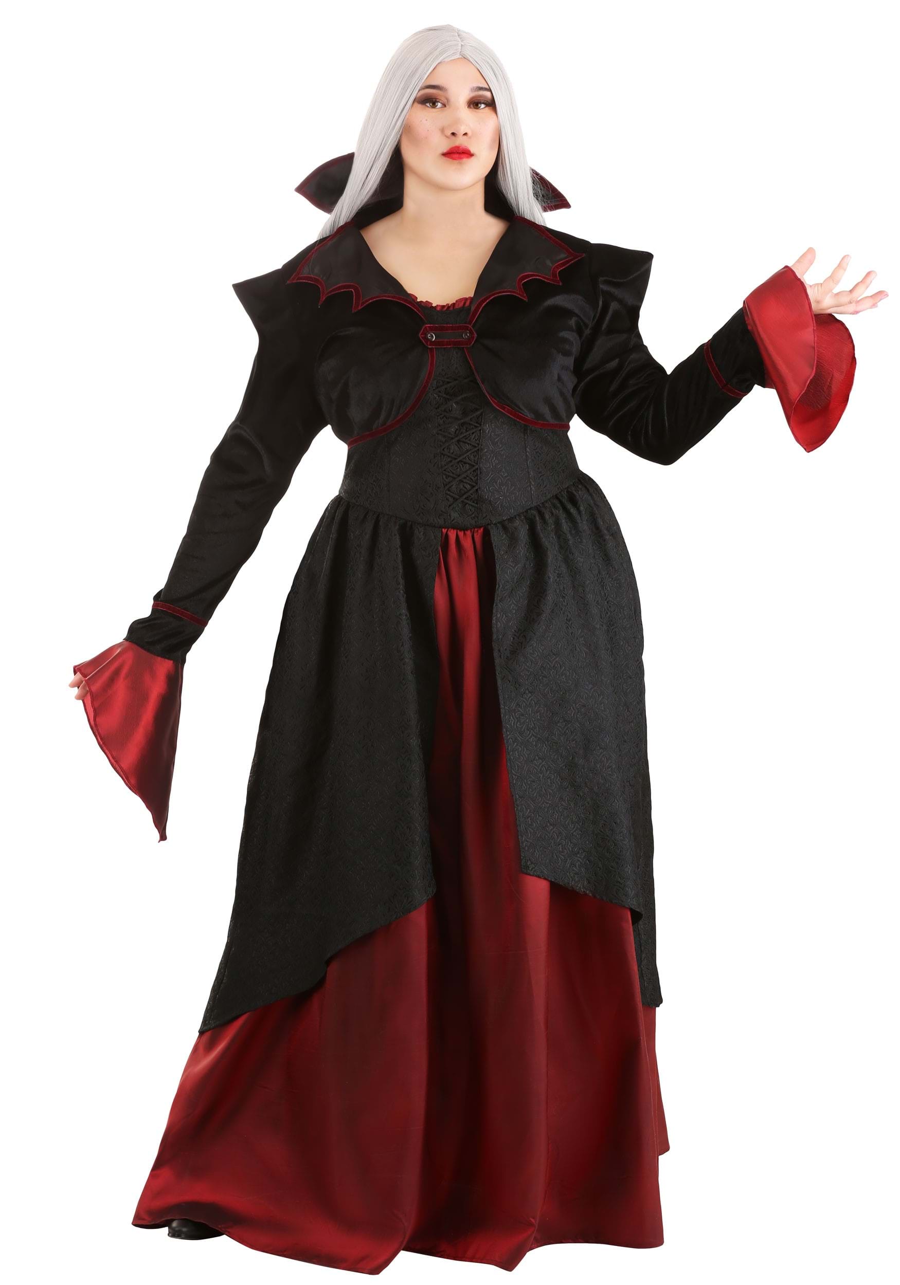 Image of Women's Plus Size Ravishing Vampire Costume ID FUN7122PL-1X